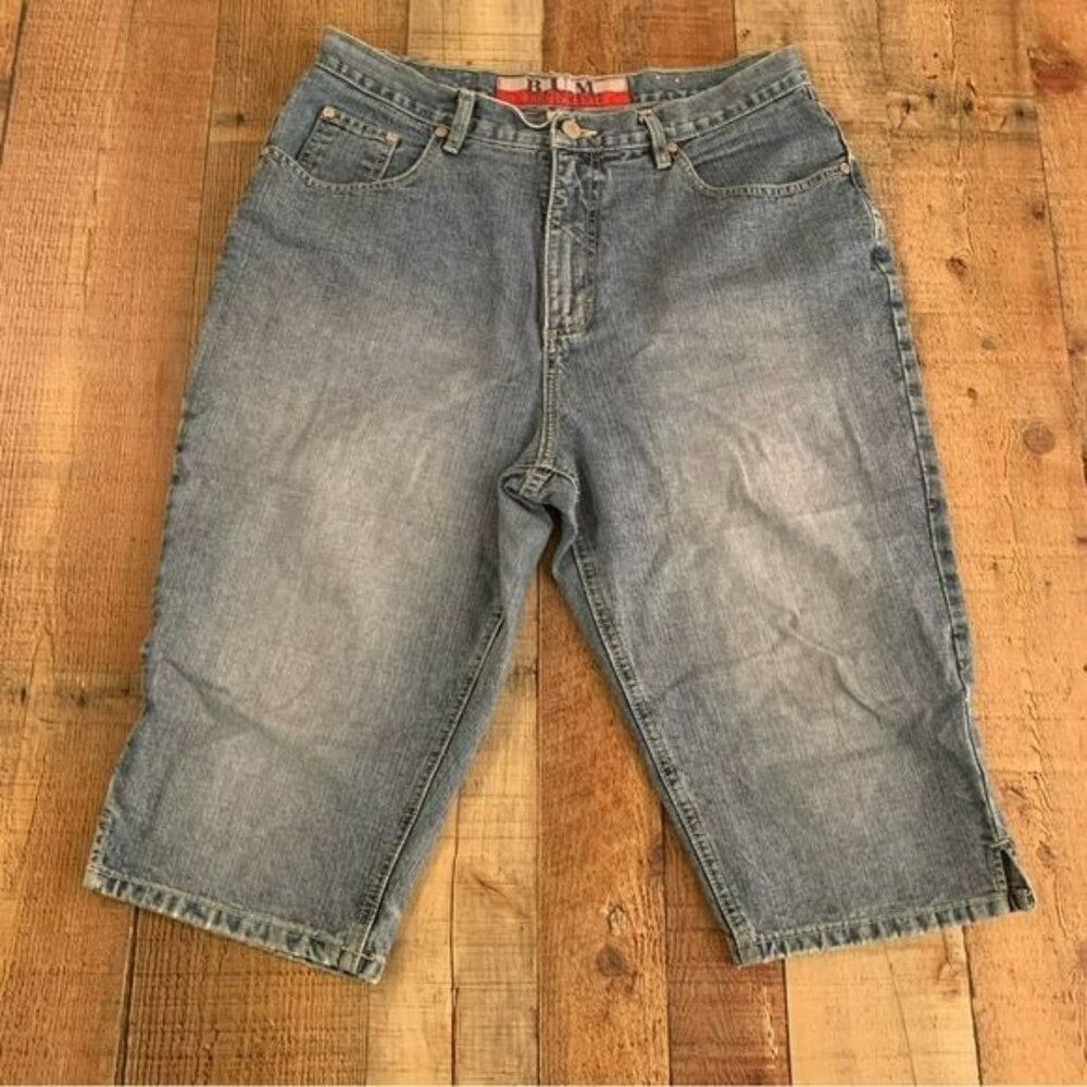 Bum equipment vintage womens bermuda denim jean shorts -15/16